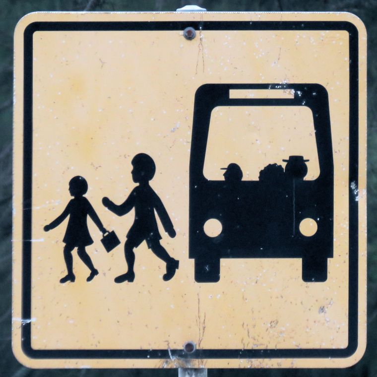 road signs_bus stop